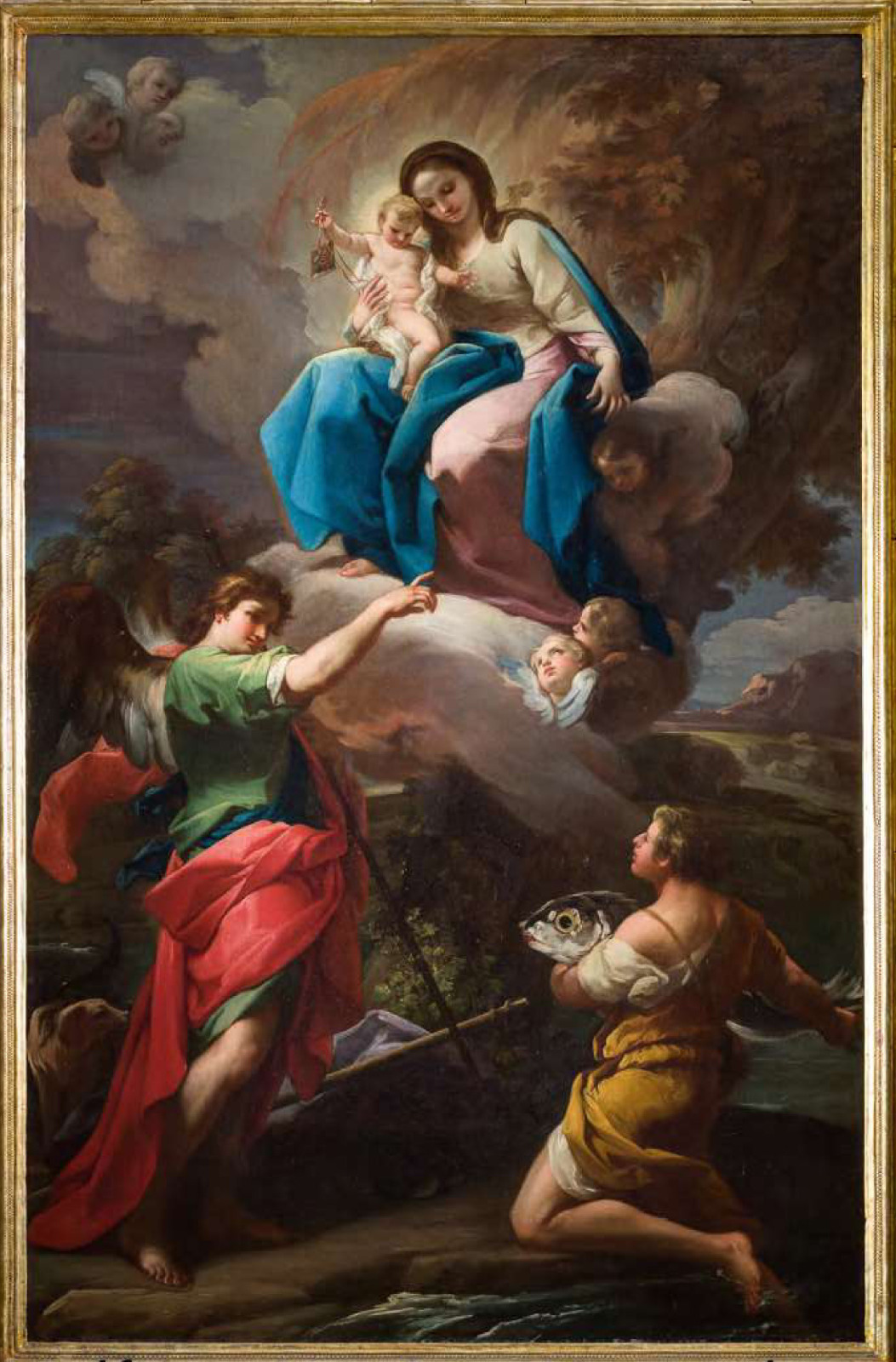 Tela della Madonna dei Martiri con Santi Donato ed Irene